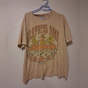 Grateful Dead Beige Graphic Tee L/ XL AE